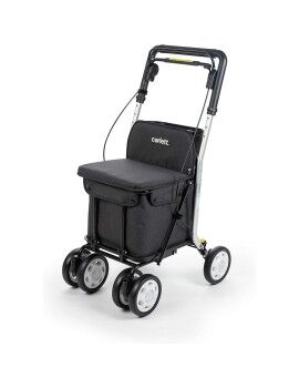 Carrito Verdulero Carlett COMFORT VOLCANO Negro Aluminio