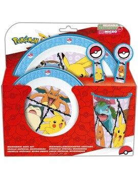 Conjunto de pratos infantil Pokémon (5 Peças)