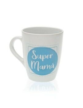 Caneca de Cerâmica Versa Super Mamá Grés (8,5 x 10 x 8,5 cm)