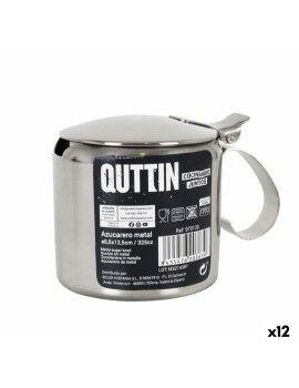 Açucareiro Quttin Quttin 325 ml 8,5 x 12,5 cm Metal 11 x 7,7 x 8 cm (12 Unidades)