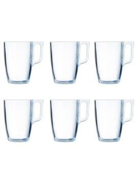 Juego de Tazas Luminarc Nuevo (6 pcs) Transparente Vidrio 400 ml (6 Piezas)