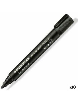 Rotulador permanente Staedtler Lumocolor 352-9 Negro (10 Unidades)