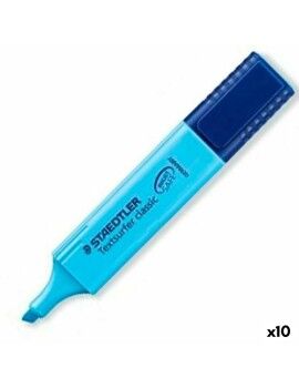 Marcador Fluorescente Staedtler Textsurfer Classic Azul 10 Unidades