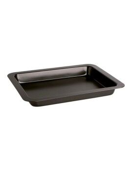 Bandeja para Forno Antiaderente Quid Sweet Grey Preto Aço Galvanizado 43 x 29 x 2 cm