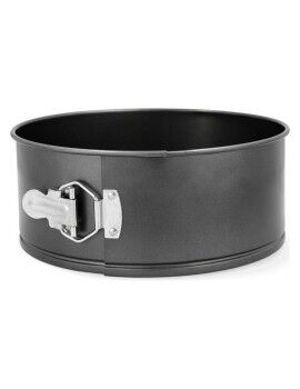 Molde Desmontable Quid Sweet Grey Negro Metal 24 x 10 cm