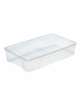 Caja de Almacenaje con Tapa Mondex Space Box Transparente Polipropileno 34 L 70,5 x 42 x 15,5 cm