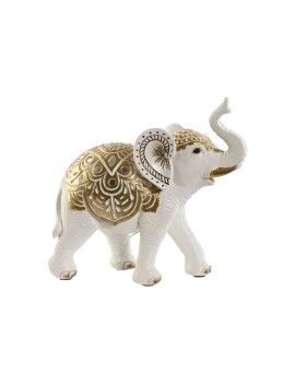 Figura Decorativa Home ESPRIT Dorado Elefante 15 x 6 x 14 cm