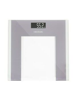 Báscula Digital de Baño Cecotec Surface Precision Healthy Transparente Cristal Templado 180 kg