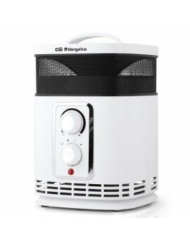 Calefactor Cerámico Portátil Orbegozo CR 6025 Blanco Negro/Blanco 1500 W