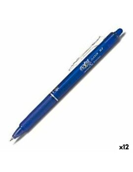 Bolígrafo Pilot Frixion Clicker Tinta borrable Azul 0,4 mm 12 Unidades