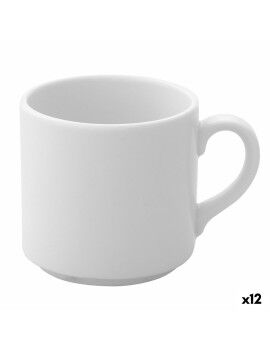 Taza Ariane Prime Café Blanco Cerámica 200 ml (12 Unidades)