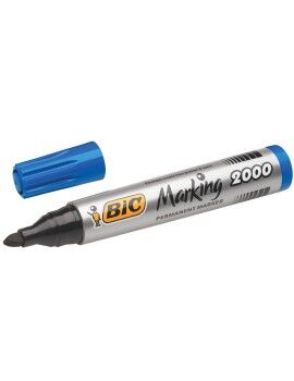 Rotulador permanente Bic Marking 2000 Azul 12 Piezas