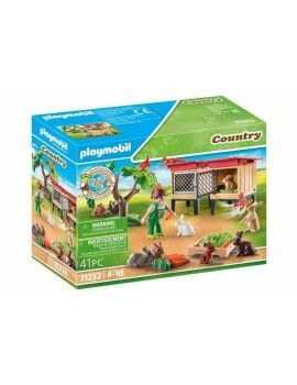 Playset Playmobil 71252 Country Rabbit Hutch 41 Peças