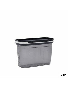 Bote Quid City Con Tapa Dispensador 1,2 L Gris Plástico (12 Unidades)