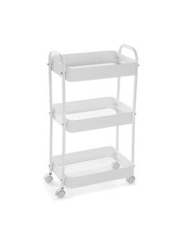 Carro de Cocina Versa Blanco 30 x 76 x 46 cm Hierro