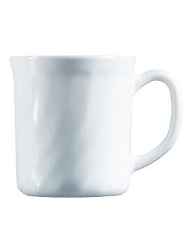 Taza Luminarc Trianon Blanco Vidrio 290 ml (6 Unidades) (Pack 6x)