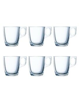 Conjunto de Chávenas de Café Luminarc Nuevo (6 pcs) Transparente Vidro 90 ml 6 Peças