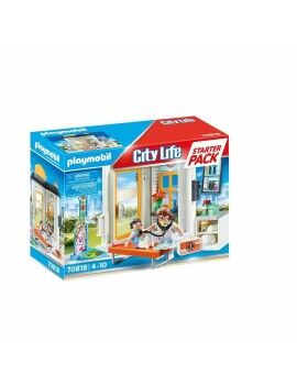 Playset Playmobil City Life Meninos Médico 70818 (57 pcs)