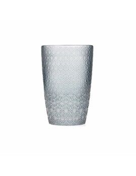 Set de Vasos Bidasoa Ikonic Gris Vidrio 350 ml (6 Piezas)