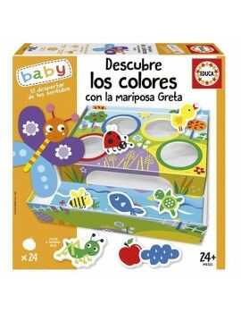 Juego Educativo Educa Descubre los Colores con La Mariposa Greta (ES)