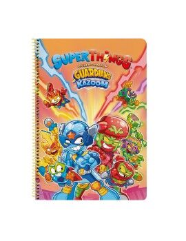 Caderno de Argolas SuperThings Guardians of Kazoom Roxa 21,5 x 31 x 1 cm