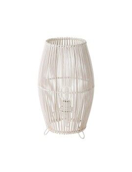 Lâmpada de mesa Branco Metal Bambu 40 W 220-240 V 17 x 17 x 29 cm