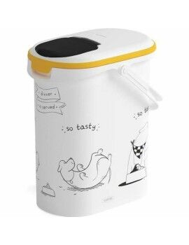 Bote de comida para mascotas Curver 794092 Blanco Plástico 4 Kg 10 L