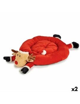 Cama para mascota Reno Rojo 84 x 18 x 97 cm (2 Unidades)