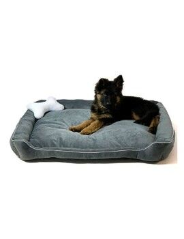 Cama para cães GO GIFT Cinzento 95 x 95 x 70 cm