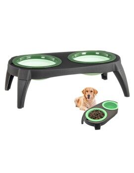 Comedouro para Cão Caison Silicone 39 x 21 x 13 cm Duplo