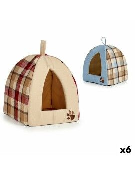 Cama para cães Aos quadrados 33 x 45 x 33 cm (6 Unidades)