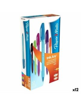 Caneta Paper Mate Inkjoy 12 Peças Multicolor 1 mm (12 Unidades)