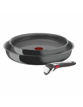 Juego de Sartenes Tefal L2619102 Gris Aluminio (3 Unidades)