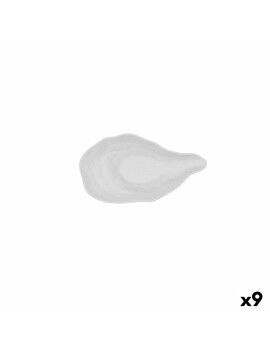 Cuenco Bidasoa Fosil Blanco Cerámica 19,9 x 11,1 x 4,8 cm (9 Unidades)