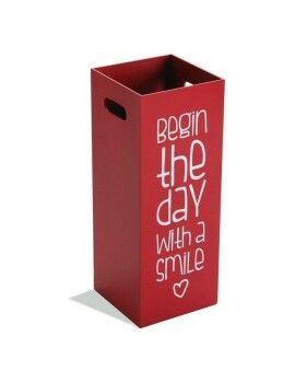 Paragüero Versa Begin The Day With a Smile Madera MDF (21 x 53 x 21 cm)