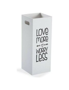 Suporte de guarda-chuva Versa Love More Worry Less