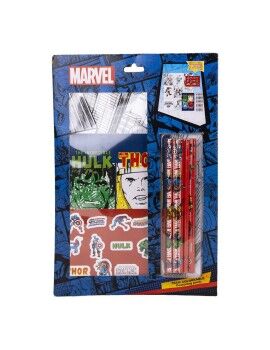 Set de Papelaria The Avengers Azul