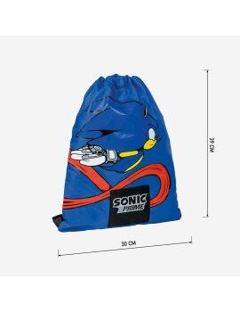 Mochila Escolar Sonic Azul