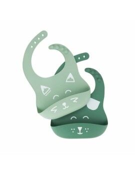 Babete Babymoov A007608 Verde Silicone (2 Unidades)