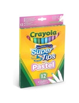 Set de Rotuladores Pastel Crayola Lavable (12 uds)