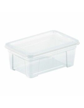 Caja de Almacenaje con Tapa Mondex Space Box Transparente Polipropileno 5,7 L 35,5 x 21 x 12,5 cm