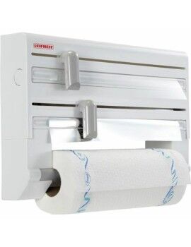 Suporte para Rolos de Papel de Cozinha Leifheit 25703 Branco Branco/Cinzento Plástico