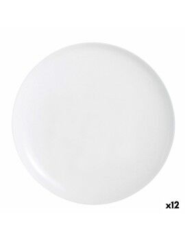 Plato para Pizza Luminarc Friends Time Blanco Vidrio Ø 32 cm (12 Unidades)