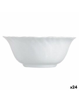 Tigela Luminarc Feston Branco Vidro 12 cm (24 Unidades)