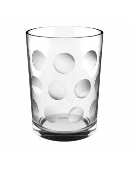 Vaso Quid Urban Circles Transparente Vidrio (36 cl) (Pack 6x)