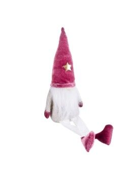 Adorno Navideño Blanco Rosa Arena Tejido 30 cm