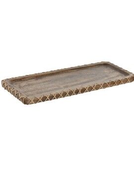 Centro de mesa Home ESPRIT Natural Madeira de mangueira Colonial 33 x 13 x 1,25 cm