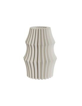 Vaso Home ESPRIT Branco Grés Moderno 15 x 15 x 22,5 cm