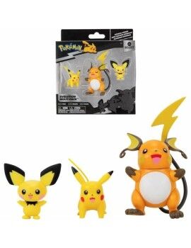 Set de Figuras Pokémon Evolution Multi-Pack: Pikachu