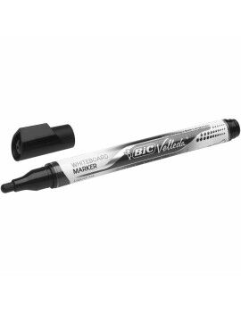 Rotulador Bic Velleda Negro (12 Piezas)